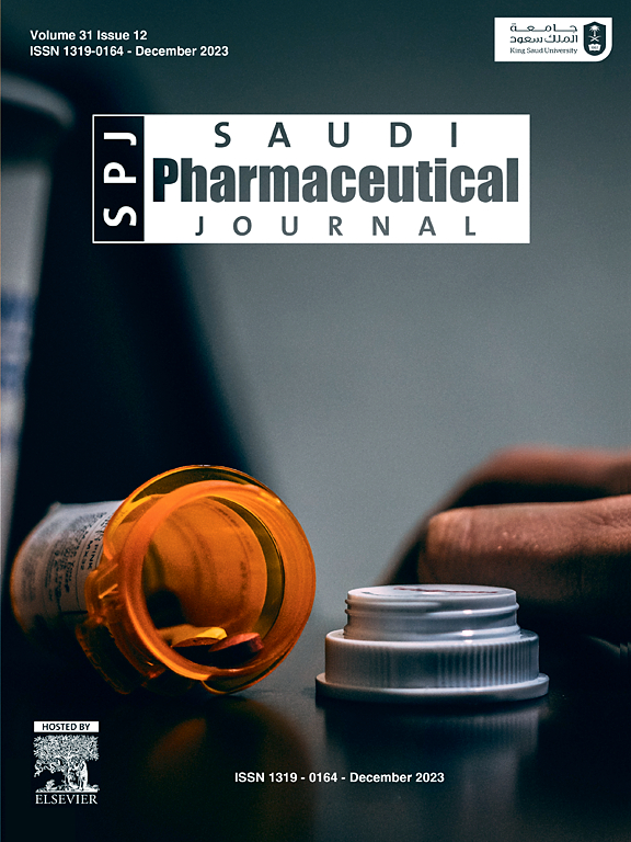 Go to journal home page - Saudi Pharmaceutical Journal